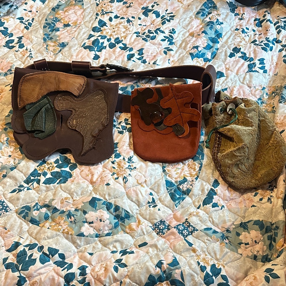 Multicolor Patchwork Women's Belt Bag
